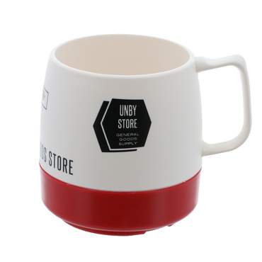 DINEX MUG : WHITE/RED