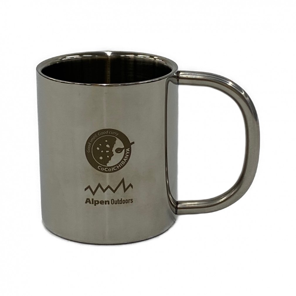 アルペンアウトドアーズ × カレーハウスCoCo壱番屋 ステンレスマグ キャンプ 食器 AlpenOutdoors