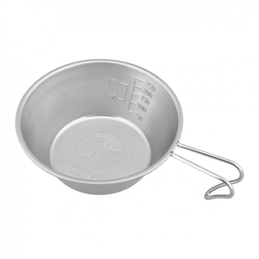 キャプテンスタッグ CS ステンシェラカップ320ml UH-46 キャンプ 食器