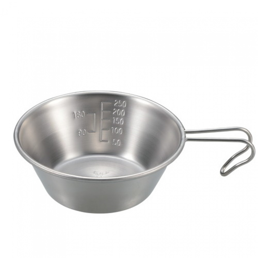 キャプテンスタッグ ステンレス シェラカップ320ml 螺旋仕上 UH-48