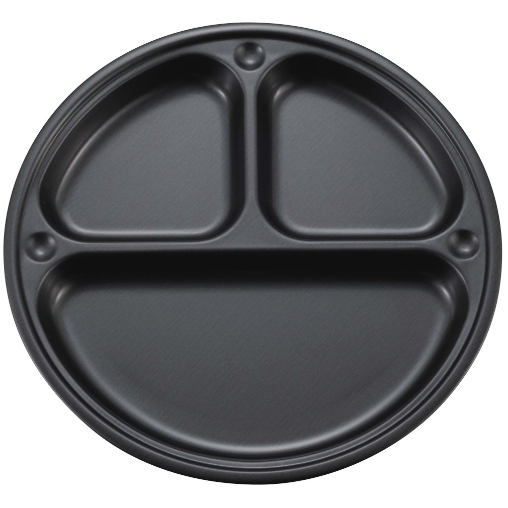 キャプテンスタッグ メタリックブラックコート 仕切りプレート UH-63 キャンプ 食器 CAPTAIN STAG