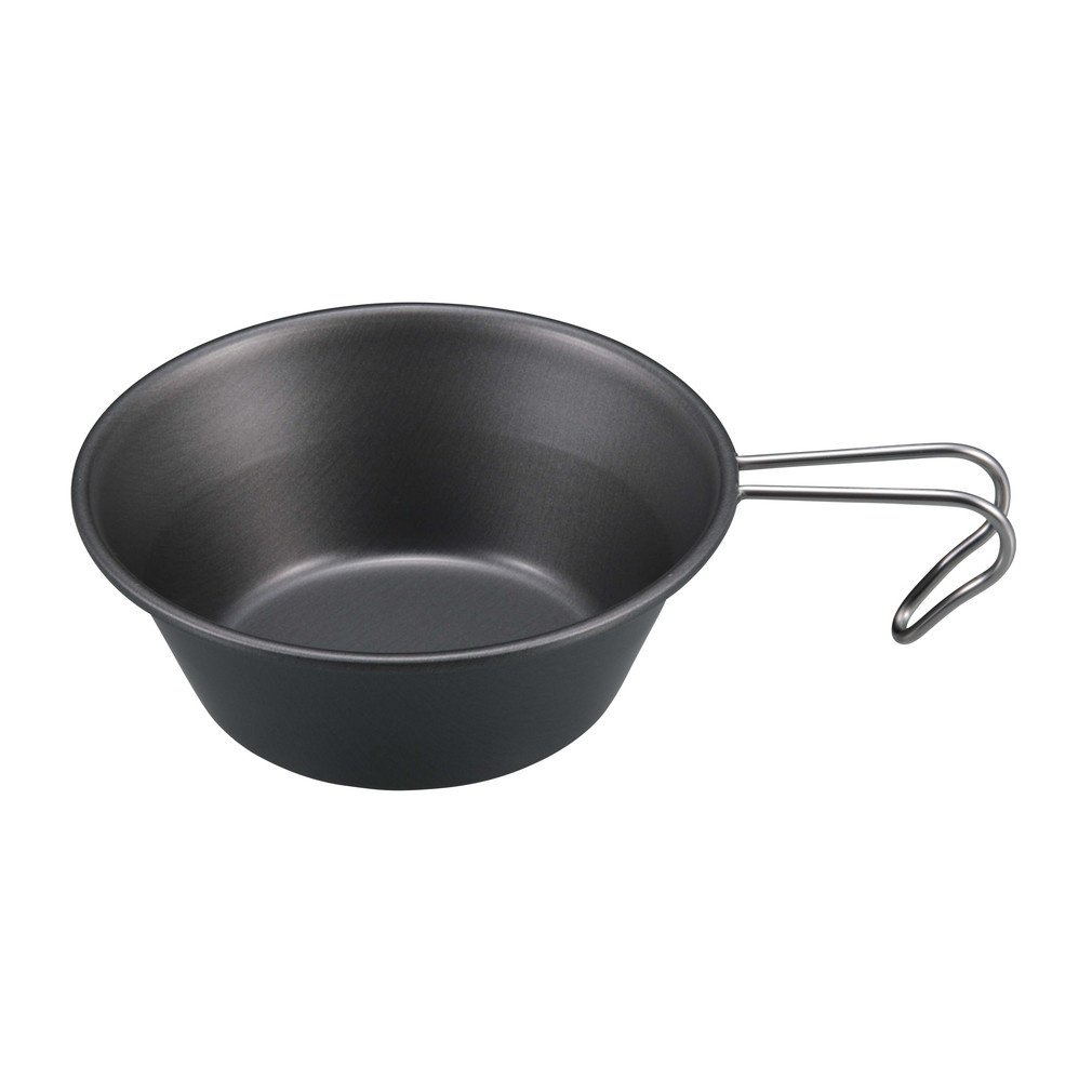 キャプテンスタッグ メタリックブラックコート シェラカップ320ml UH