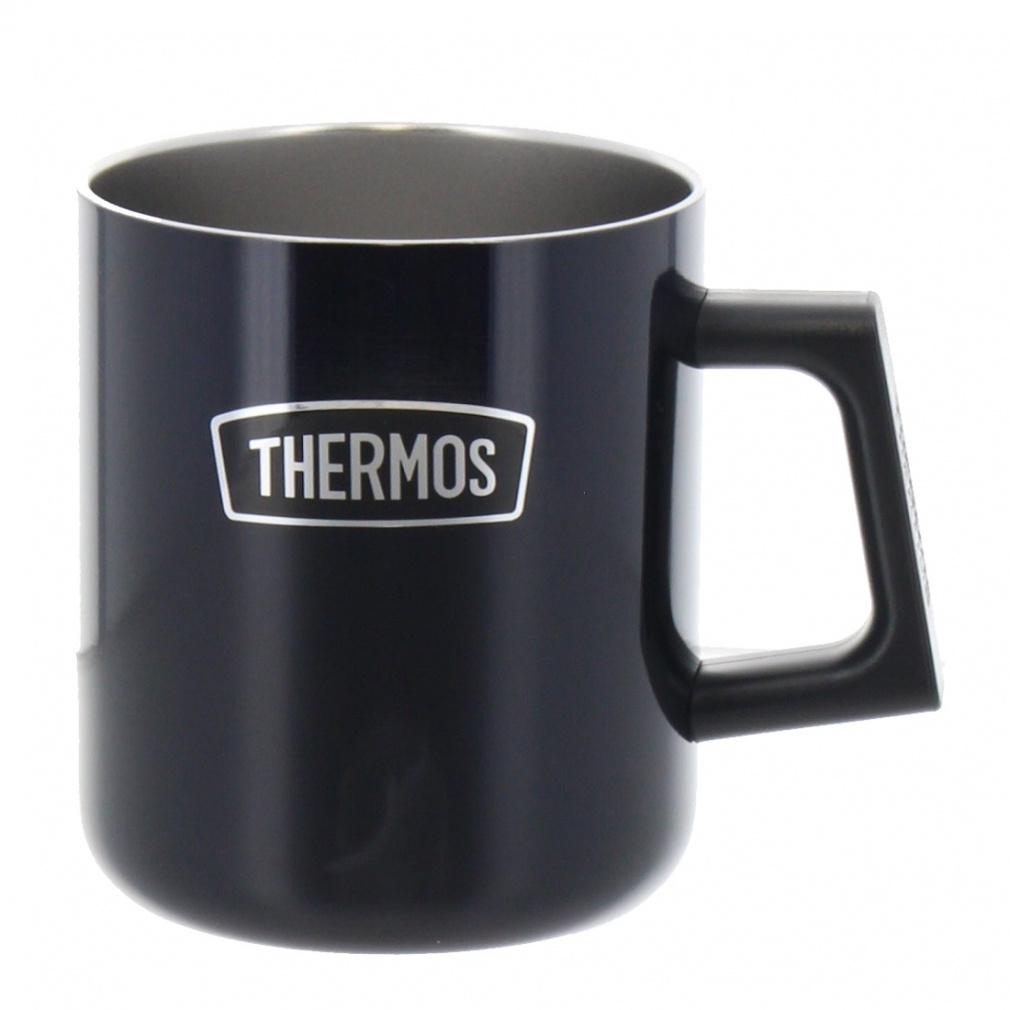 サーモス 真空断熱マグカップ 0.45L ROD-007 MDB キャンプ 食器 : ミッドナイトブルー THERMOS