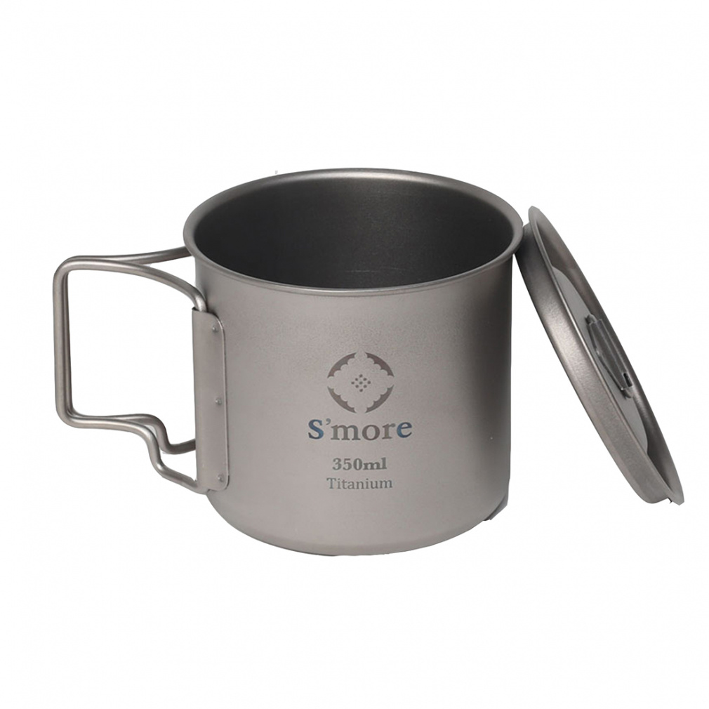 スモア Titanium Mug with Lid 350ml 001MWLa350 キャンプ 食器