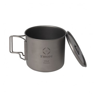 Titanium Mug with Lid 550ml