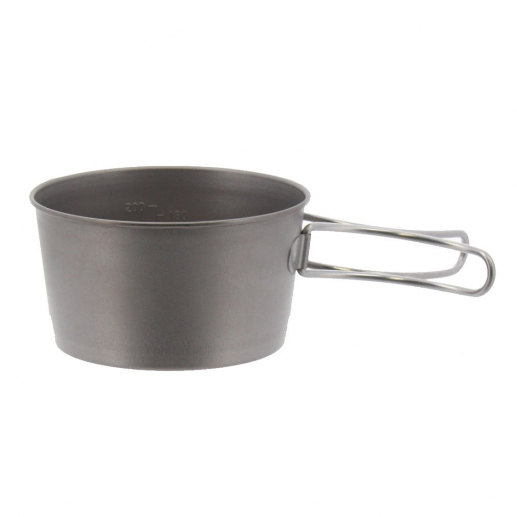 ベルモント チタンシェラカップ深型250フォールドハンドル メモリ付 BM