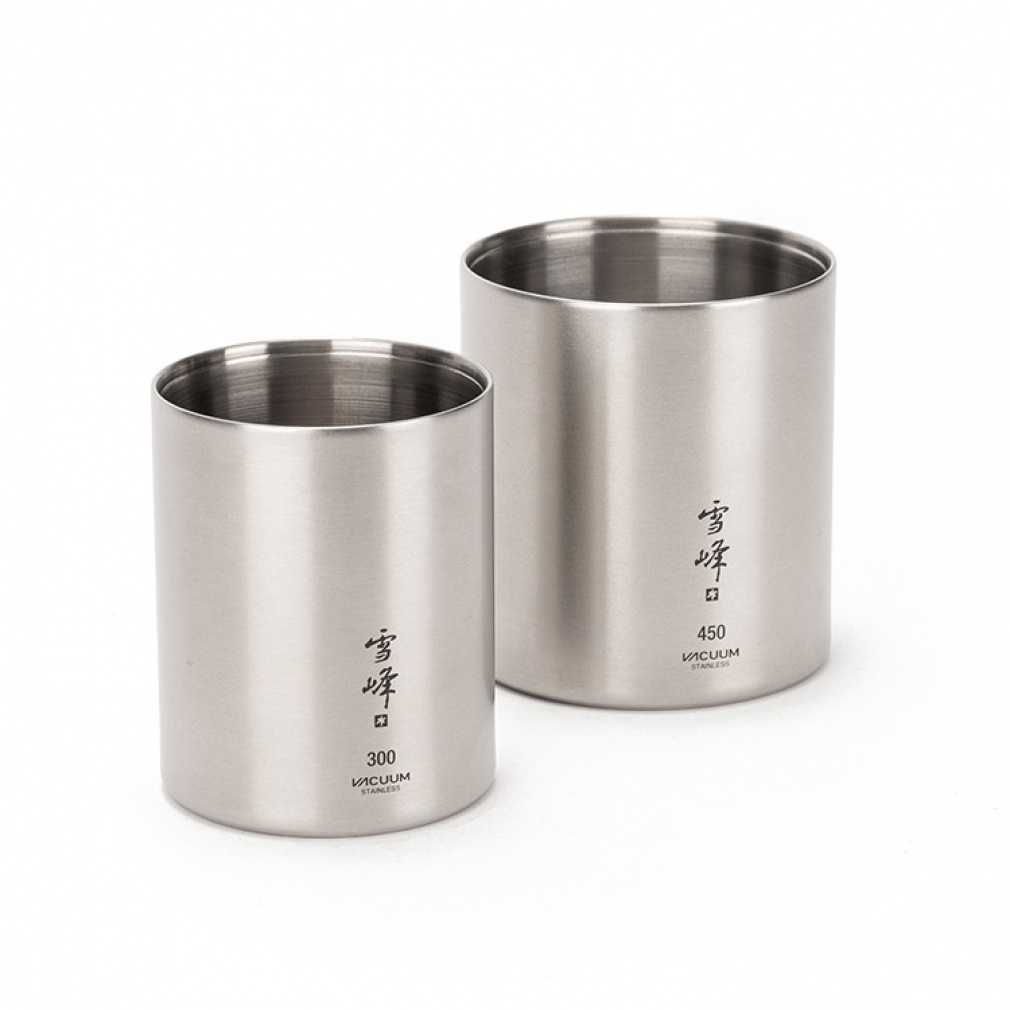 【限定品・新品】真空雪峰スタッキングマグ 300/450 マット セット 真空雪峰スタッキングマグ 300/450 マット セット｜Alpen Online
