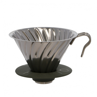 V60 メタルドリッパー : ヘアラインシルバー