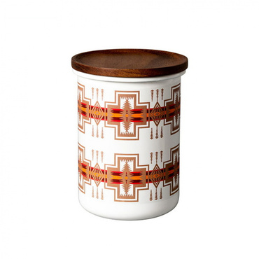 Enamel Canister L : ハーディングアイボリー