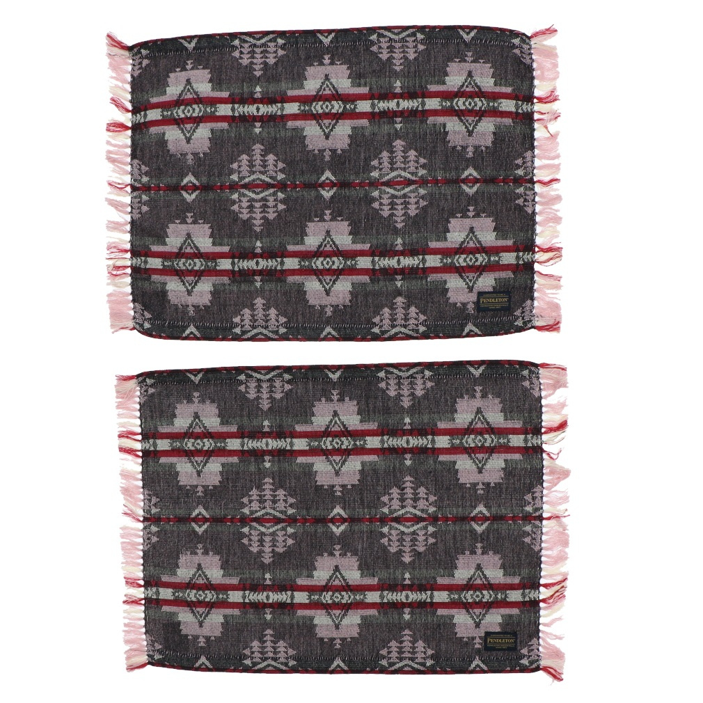 �y���h���g�� Lunch Mat with side Fringe 2P 1980429278 �L�����v �N�b�L���O �����`�����}�b�g PENDLETON