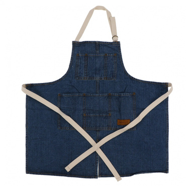 MW WORK APRON WASHED DEINM