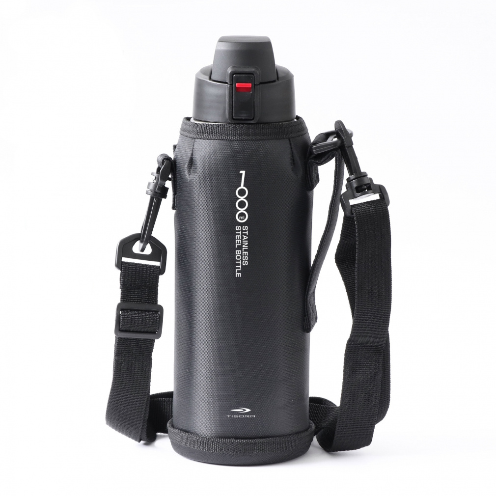 ティゴラ スポーツドリンク対応 ステンレスボトル 1L キャンプ 水筒