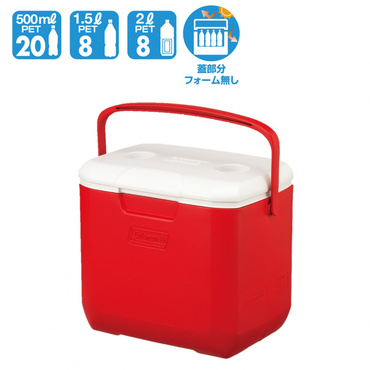 エクスカーションクーラー/30QT 28L(レッド/ホワイト)