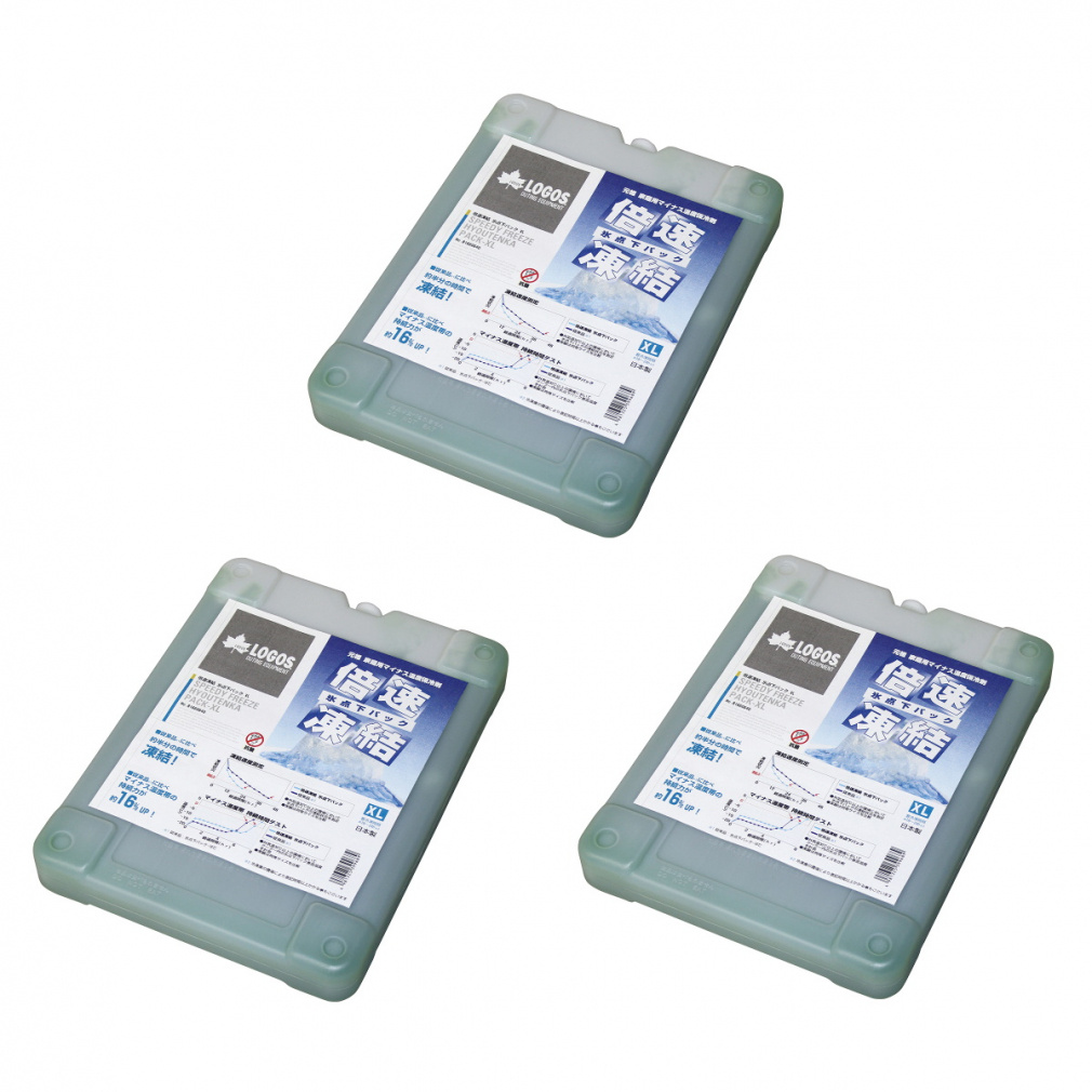 倍速凍結・氷点下パックXL 3個セット(---)