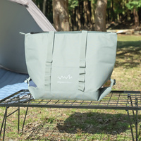 薄型ソフトクーラー10 グリーンの画像