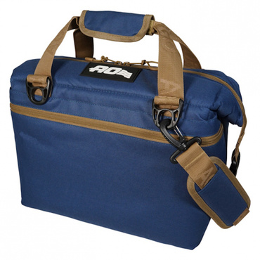 AO 12パックキャンバス ソフトクーラー アメリカンブルー