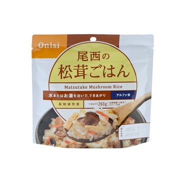 100g尾西の松茸ごはん