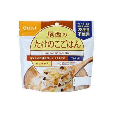 100g尾西のたけのこごはん