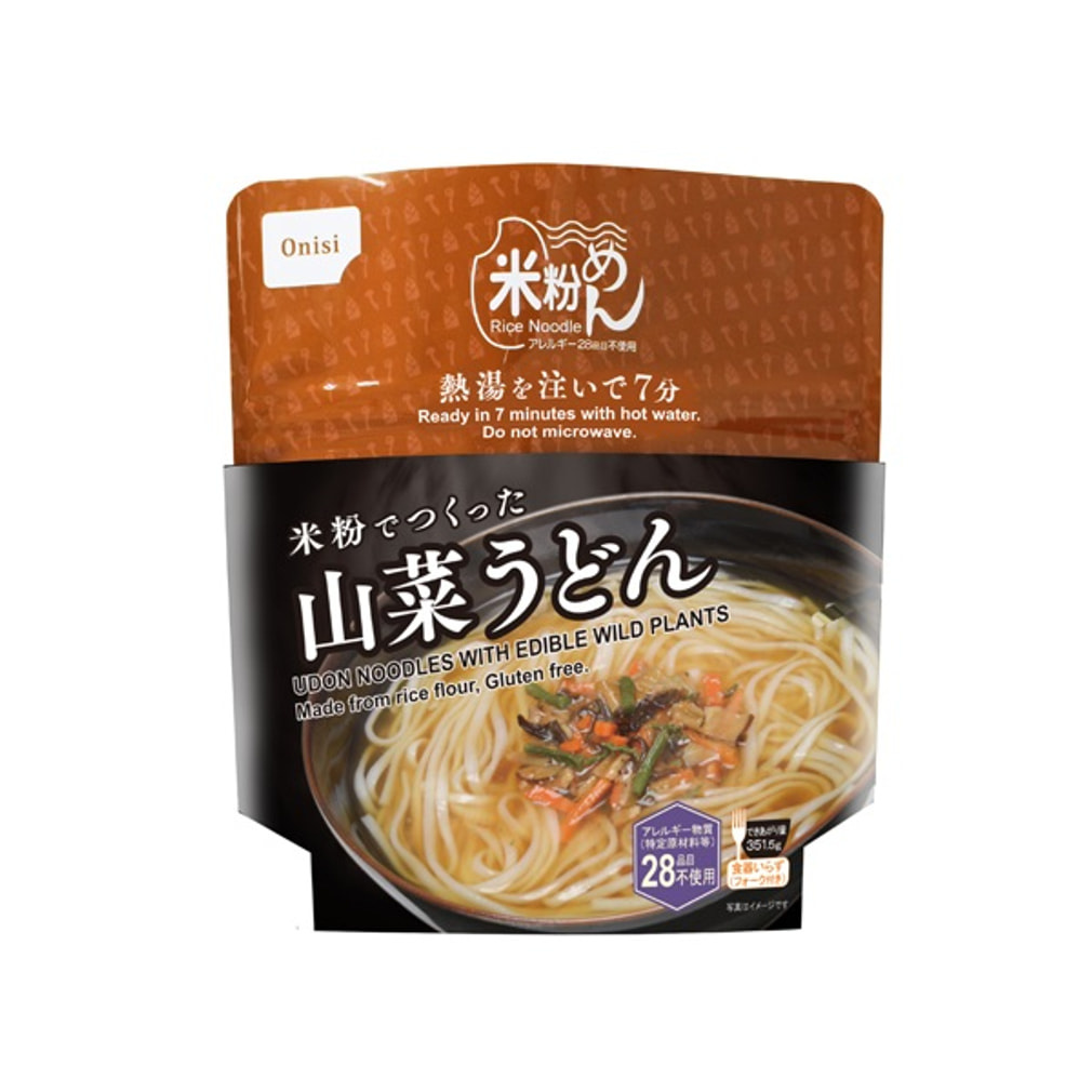 尾西食品　米粉で作った山菜うどん20個セット 尾西食品 尾西食品 米粉でつくった山菜うどん トレッキング 食品 保存
