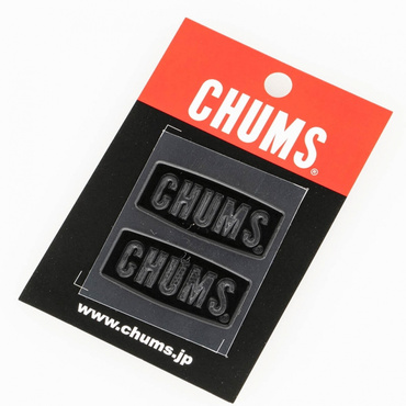 CHUMS Logo Emboss Sticker : Black