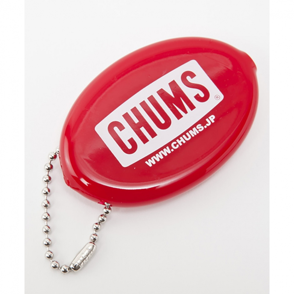 �`�����X CHUMS Logo Qkn with Ball Chain CH61-1150 R001 �g���b�L���O ���� �R�C���P�[�X : Red CHUMS �o�R