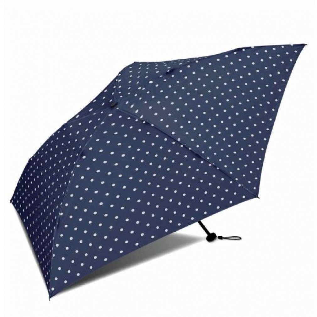 キウ AIR-LIGHT LARGE UMBRELLA ドット (K48-019) トレッキング 折り畳み傘 アンブレラ レイングッズ KiU