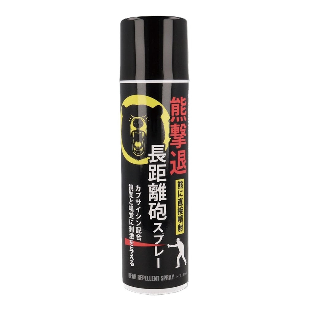 フジコン 熊撃退長距離砲スプレー180ml KM-180-1 トレッキング 熊避け