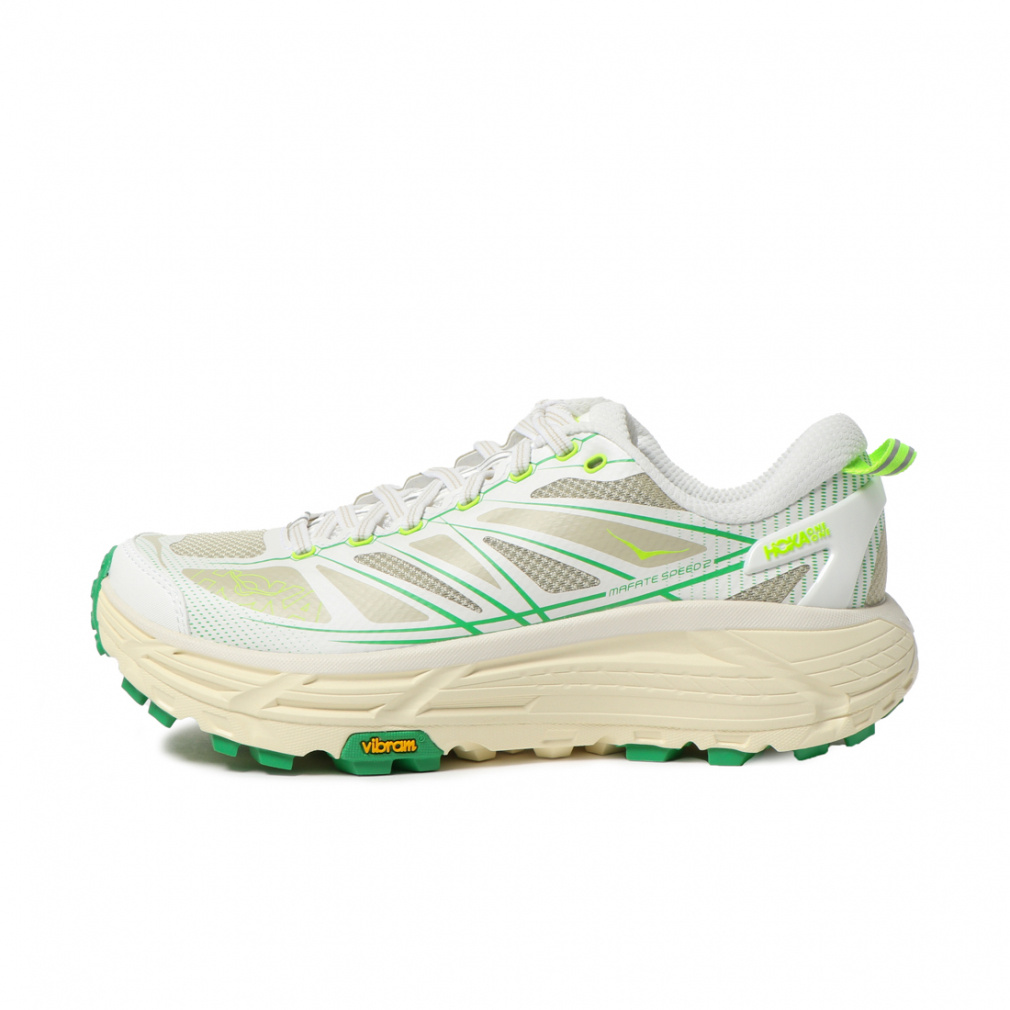 zJ }t@eXs[h 2 MAFATE SPEED 2 1126851 WTFR Y gbLO V[Y : WHITE/FRESH CUT GRASS HOKA
