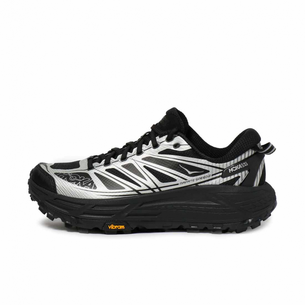 �z�J �}�t�@�e �X�s�[�h 2 MAFATE SPEED 2 1126851 BKSV �����Y �g���b�L���O �V���[�Y : BLACK/SILVER HOKA