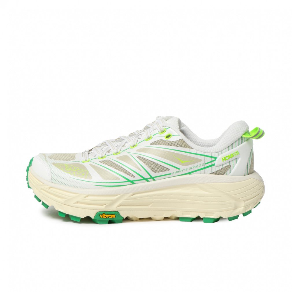 ホカ マファテスピード 2 MAFATE SPEED 2 1126851 WTFR レディース トレッキング シューズ : WHITE/FRESH CUT GRASS HOKA