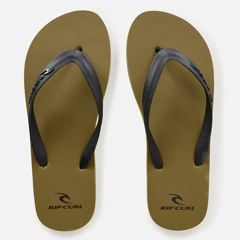 リップカール BRAND LOGO BLOOM OPEN TOE サンダル 1AOMOT メンズ マリン ビーチサンダル : オリーブ RIP CURL