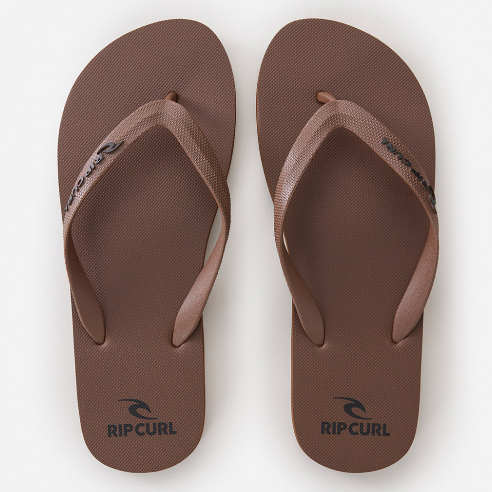 リップカール BRAND LOGO BLOOM OPEN TOE サンダル 1AOMOT メンズ マリン ビーチサンダル : チョコレート RIP CURL