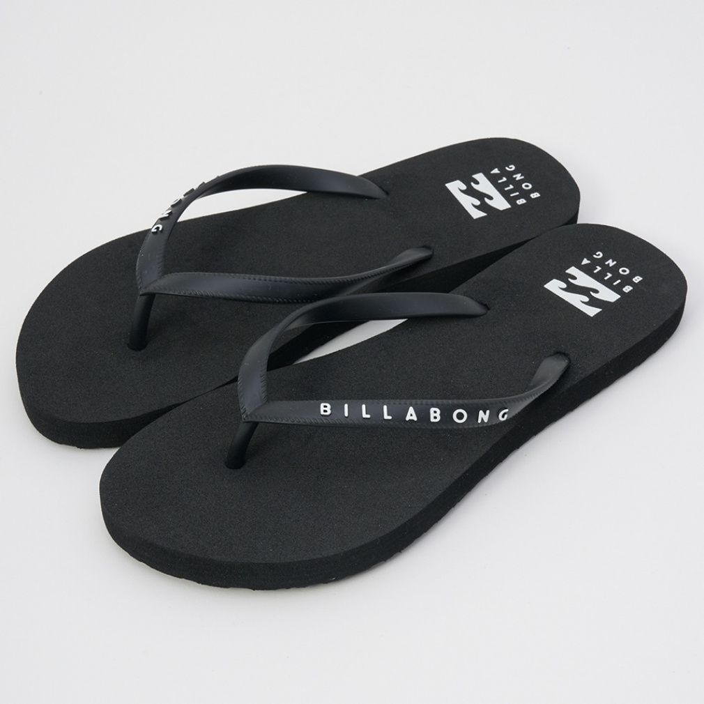 2025春夏 ビラボン FLIP FLOPS SOLID BF013930 BLK レディース マリン ビーチサンダル : ブラック BILLABONG