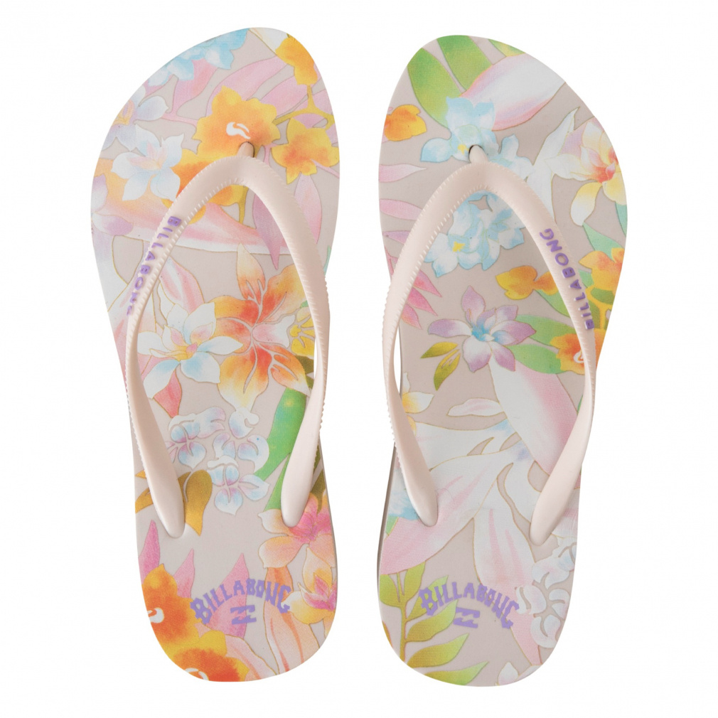 ビラボン FLIP FLOPS PLATFORM PRINT BE013927 MUL レディース マリン ビーチサンダル : マルチカラー BILLABONG