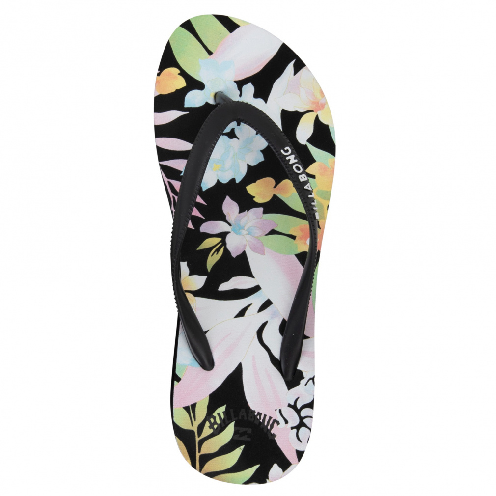 ビラボン FLIP FLOPS PLATFORM PRINT BE013927 BPB レディース マリン ビーチサンダル : ブラック BILLABONG
