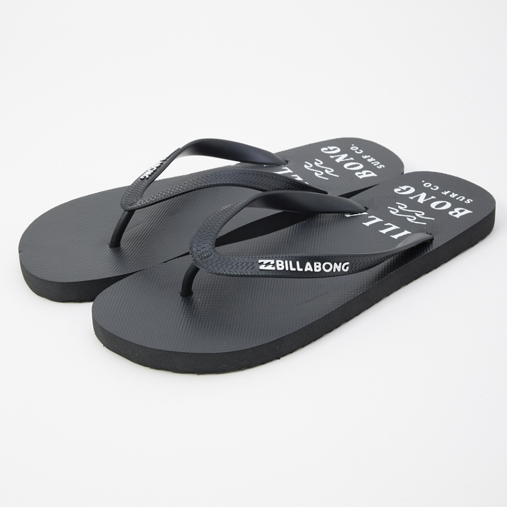 2025春夏 ビラボン ONE TIME THONGS BF011920 RAV メンズ マリン ビーチサンダル : ブラック BILLABONG