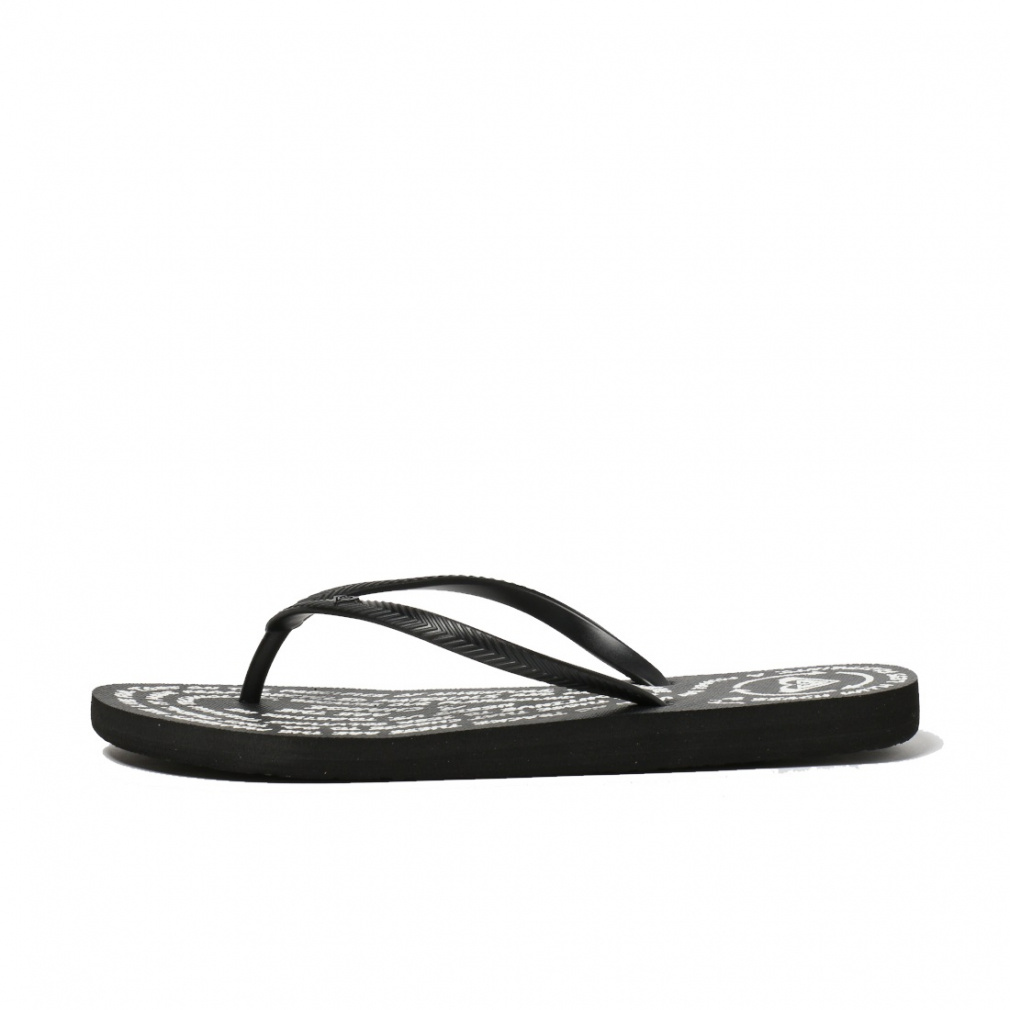 2025春夏 ロキシー LOVE NOTE RSD251214 BLK レディース マリン ビーチサンダル : ブラック ROXY