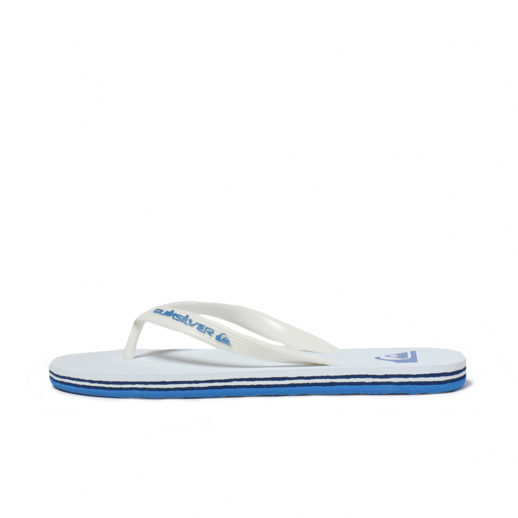 2025春夏 クイックシルバー MOLOKAI CORE QSD251203 WBL メンズ マリン ビーチサンダル : ホワイト QUIKSILVER