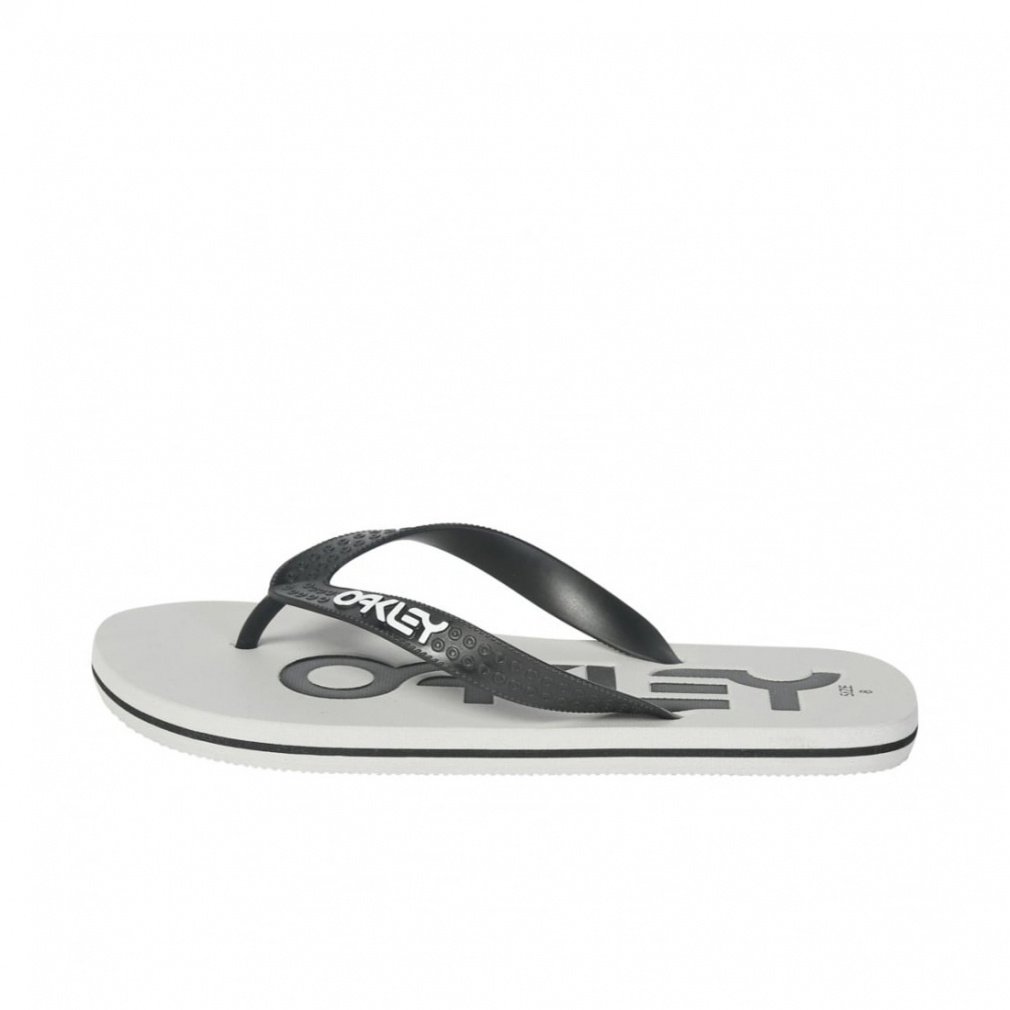 オークリー COLLEGE FLIP FLOP FOF100255 26C メンズ マリン ビーチサンダル : ホワイト OAKLEY