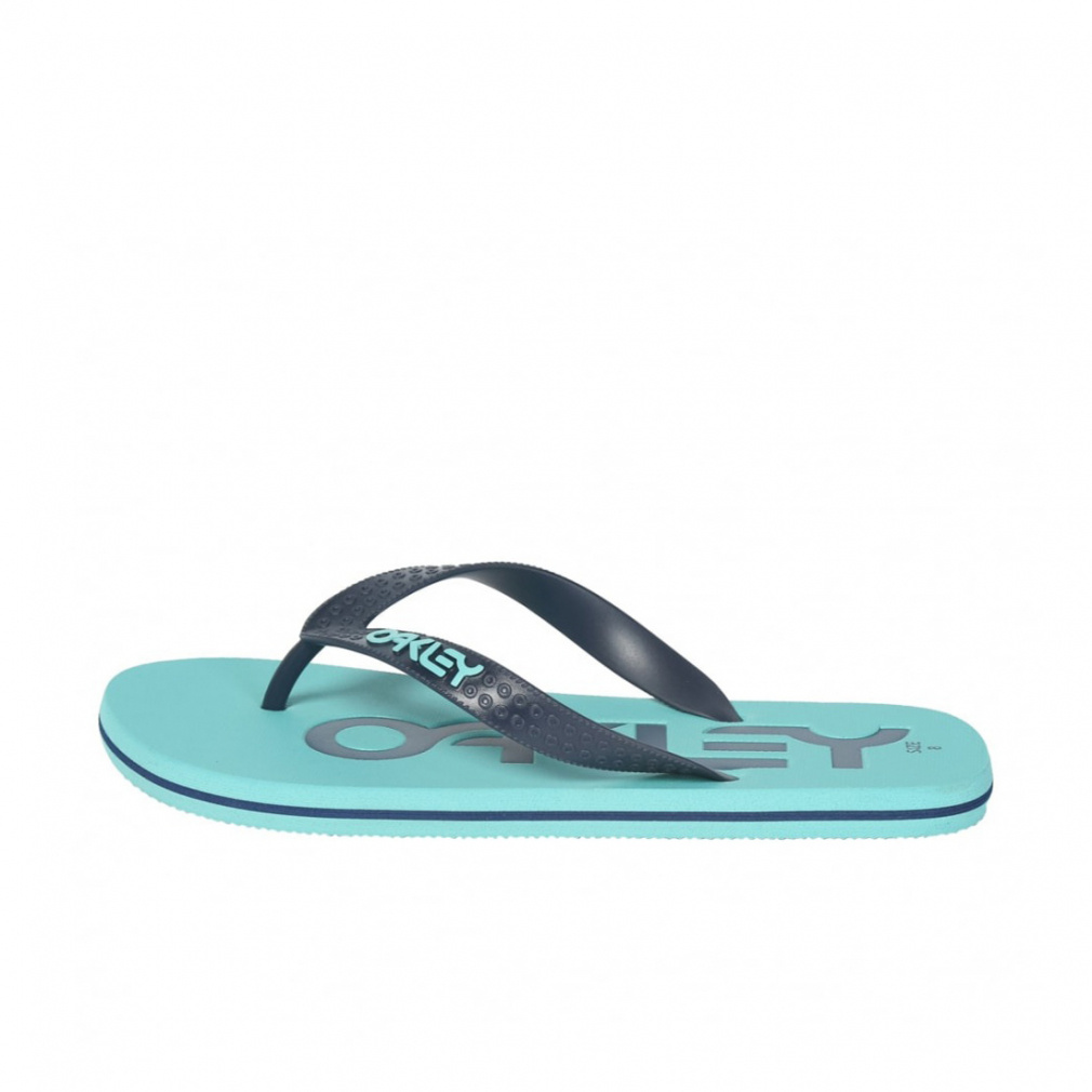オークリー COLLEGE FLIP FLOP FOF100255 64R メンズ マリン ビーチサンダル : ブルー OAKLEY