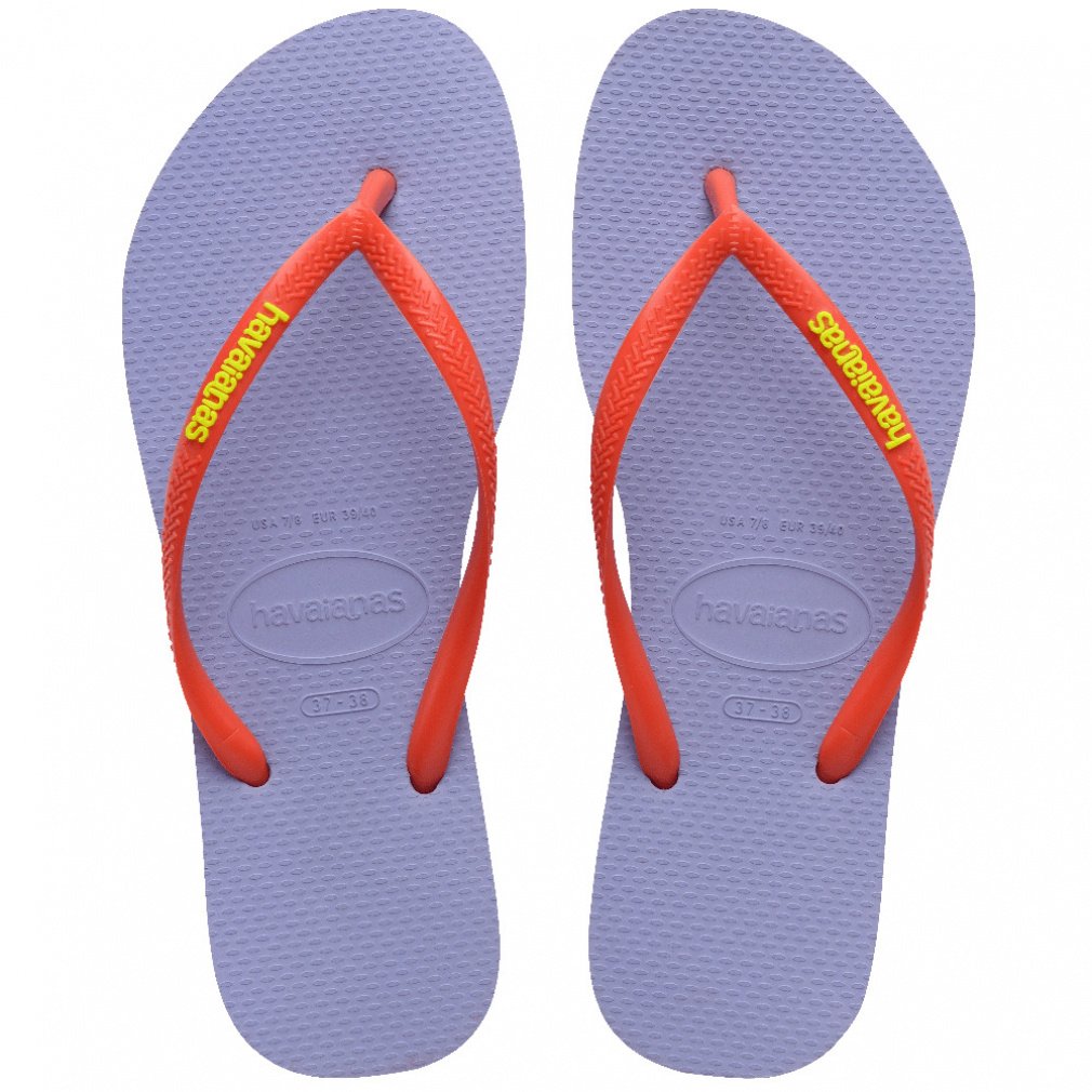 ハワイアナス Slim Logo Pop Up 4119787 5020 レディース マリン ビーチサンダル : ライラック havaianas