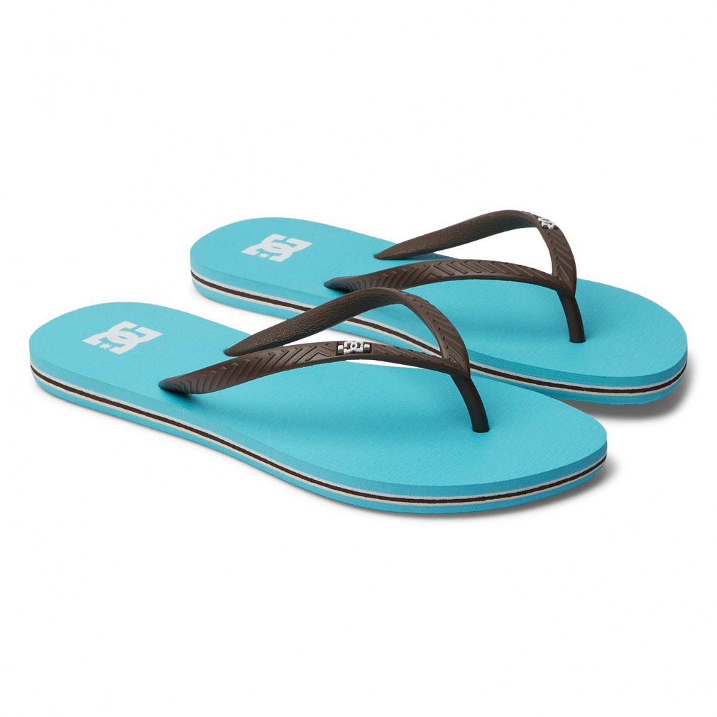 ディーシーシューズ SPRAY DW241017 NTI レディース マリン ビーチサンダル : ブルー DC SHOES