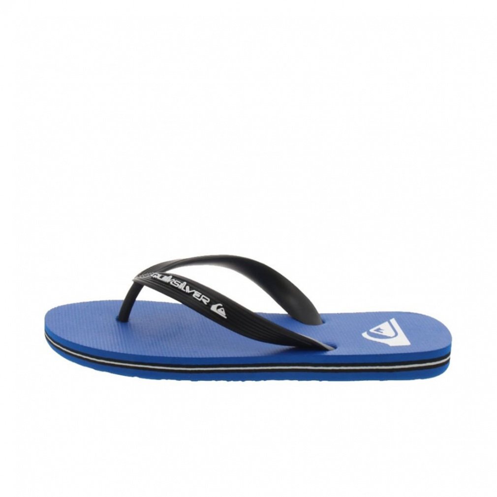 クイックシルバー MOLOKAI CORE YOUTH AQBL100586 BYJ1 ジュニア キッズ 子供 マリン ビーチサンダル : ブルー QUIKSILVER
