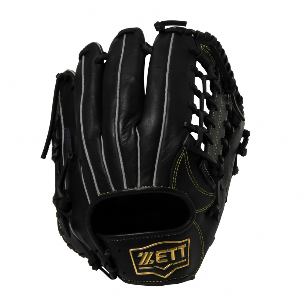 ZETT 軟式グローブ 黒 レザー ゼット 軟式グラブ ソフトステアシリーズ オールラウンド用 BRGB35530