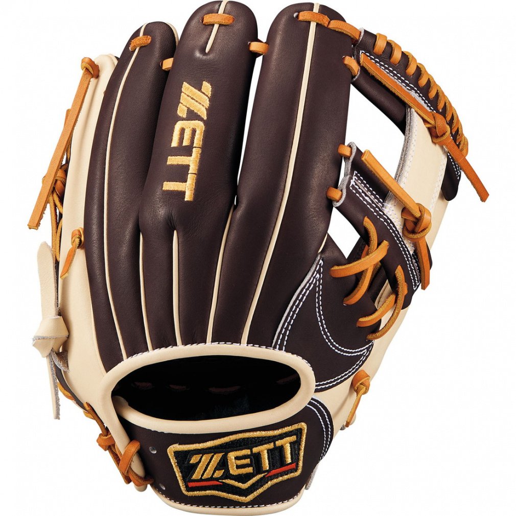 ゼット 軟式グラブ プロステイタスシリーズ 二塁手遊撃手用 今宮タイプ BRGB32576F 軟式用 野球 野手用グローブ ZETT