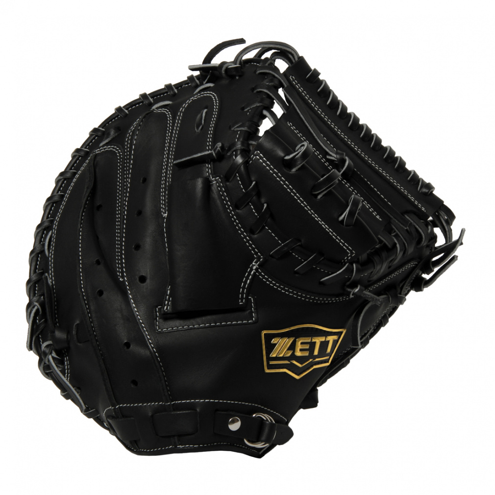 キャッチャーミット 黒 レザー ゼット キャッチャーミット 硬式キャッチャーミット プロステイタス