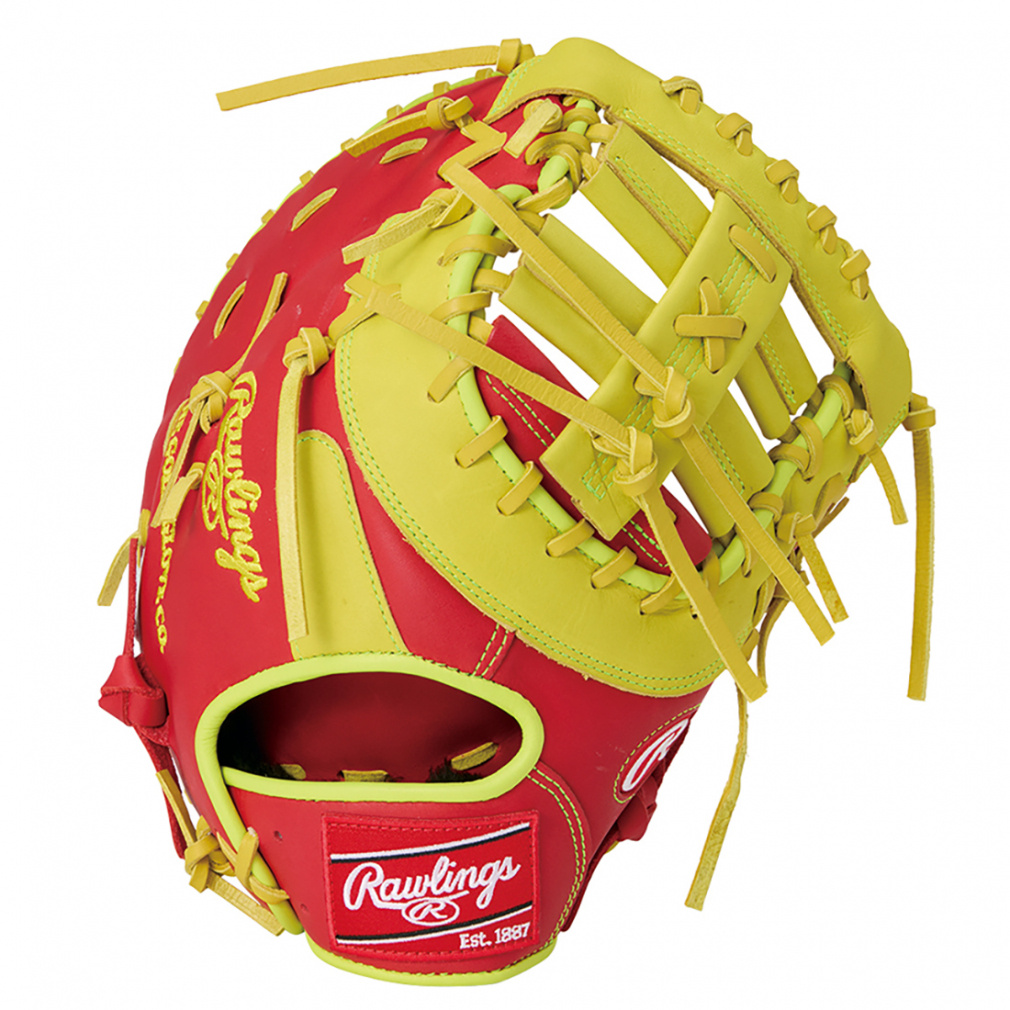 ローリングス HOH MLB COLOR SYNC 内野手用 GR5HMM53-SC/Y 軟式用 野球 ファースト用ミット Rawlings