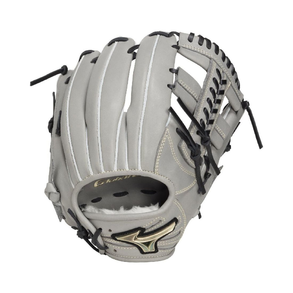 Mizuno 硬式グローブ ライトグレー ミズノ ジュニア用グローバルエリートRG ブランドアンバサダー