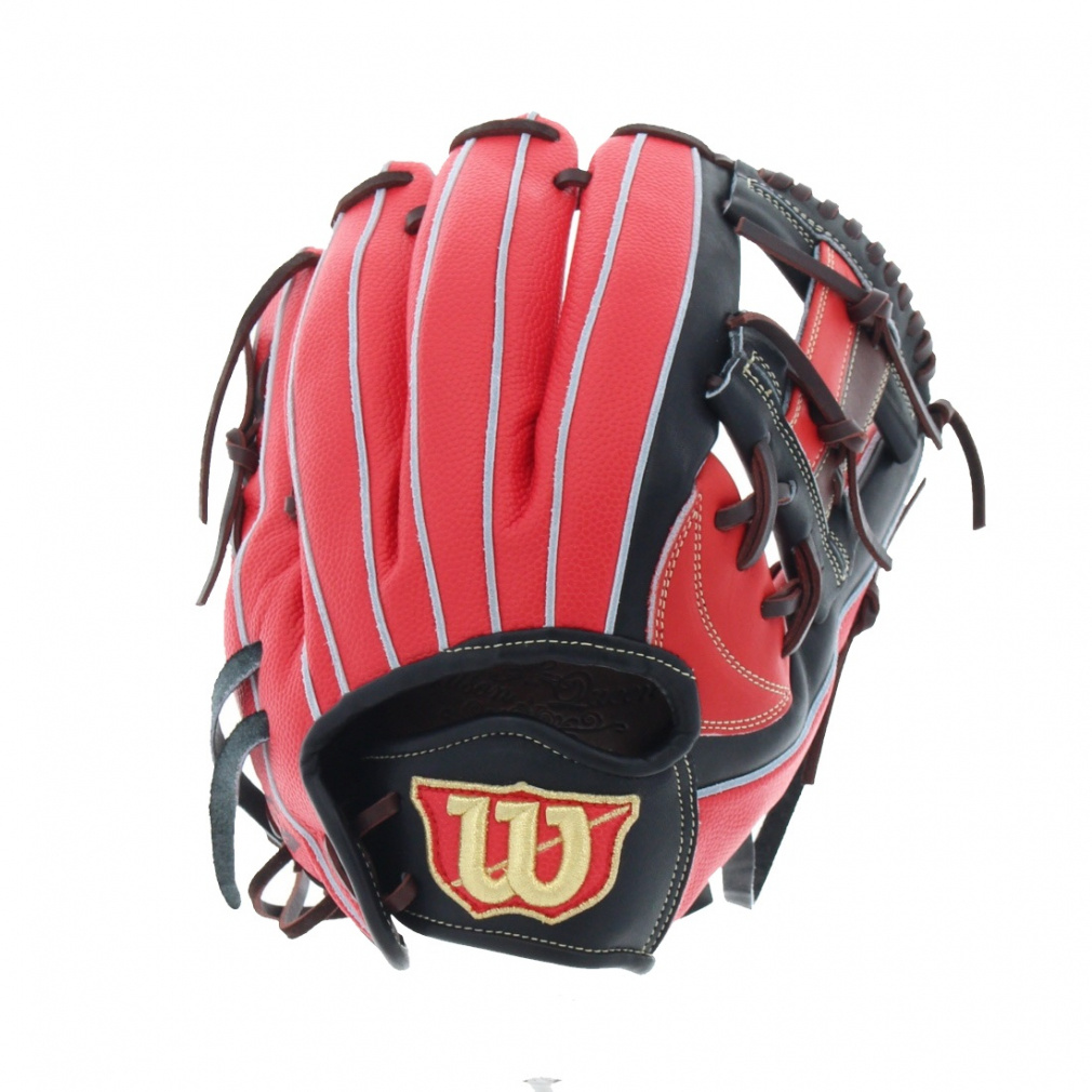 28 萬葉ベイツ　160LPF 女子ソフト用 WILSON QUEEN DUAL DUAL 内野手用 87型 US-H EO/BL