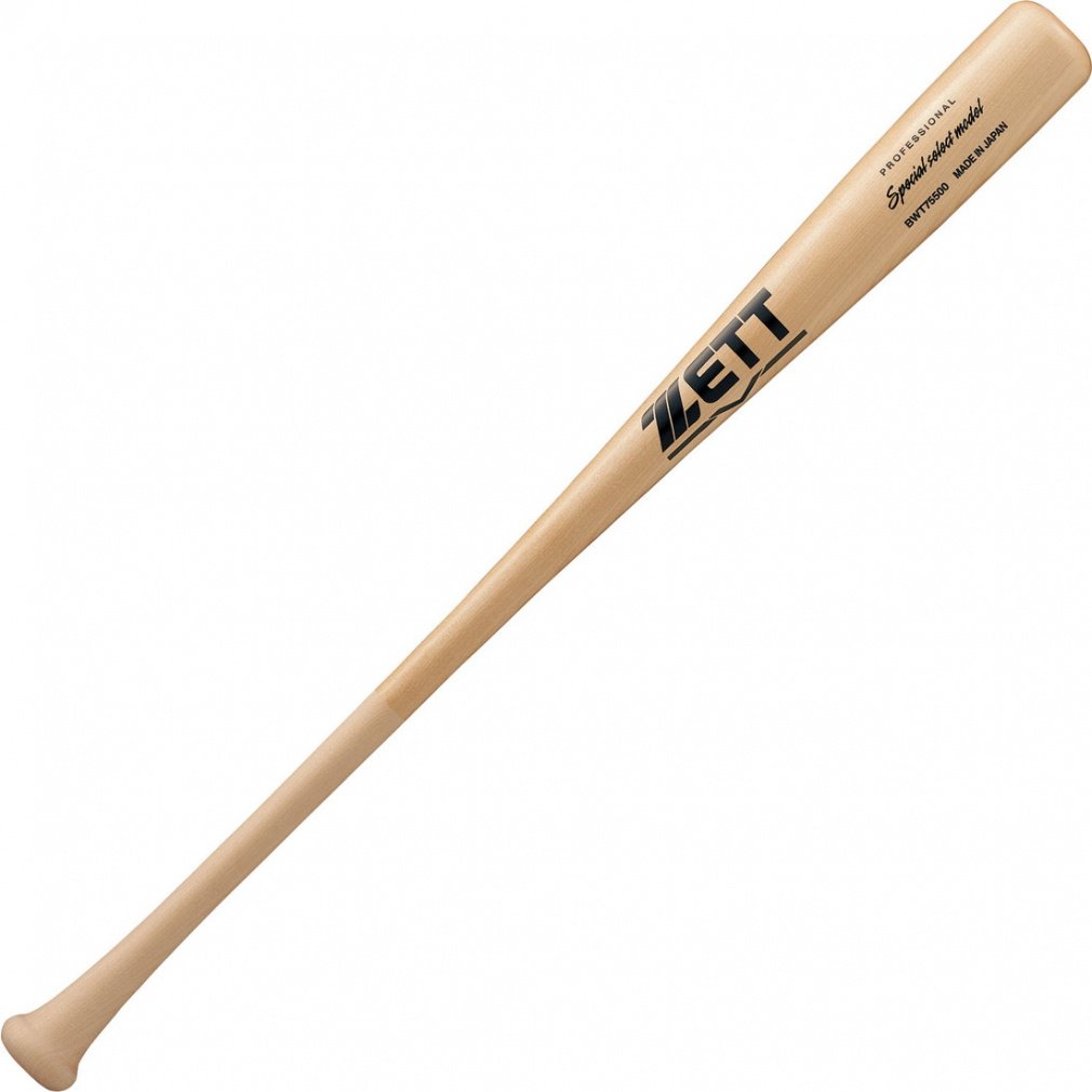 ゼット 小学生軟式木製バット Special select model BWT75500 ジュニア(キッズ・子供) 軟式用 野球 木製バット 80cm ZETT